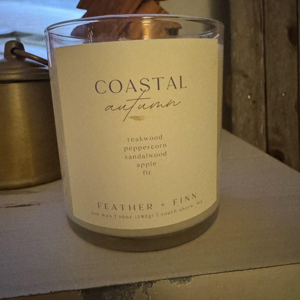 Feather + Finn Coastal Autumn Candle
